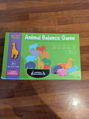 Wooden animal stacking - animal, balance