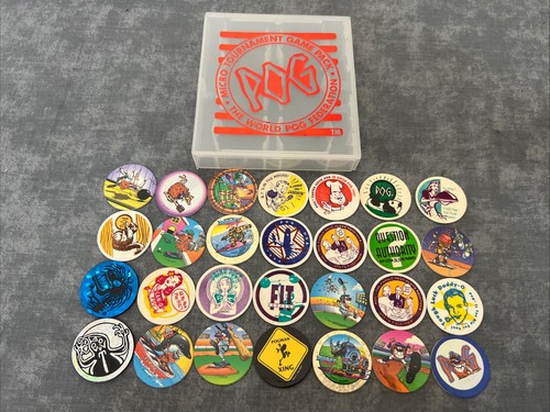 Lot vintage pogs with - lot, of