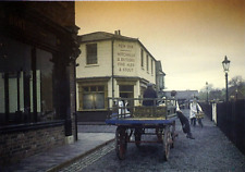 Postcard Street Scene Inn Blists Hill Open Air Museum Wheel Horse-Drawn Carriage
