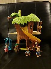 RARE Peter Rabbit Treehouse Playset and Figures CBeebies Vivid Toy 
