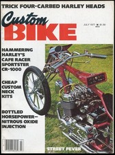 JULY 1977 CUSTOM BIKE