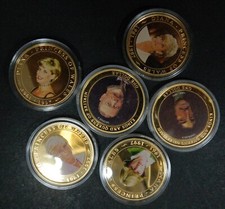 Cook Islands. One Dollar. Gold plated photographic issues.