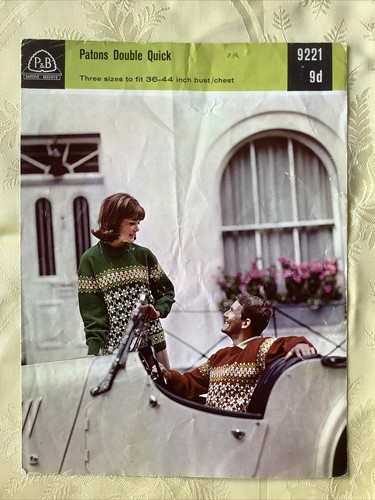 Wools vintage knitting - p&b,