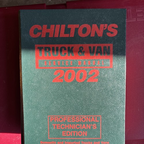 Chiltons truck and van - and, service