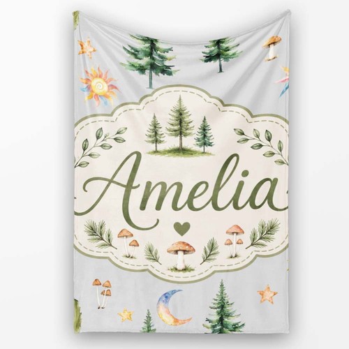 Soft fleece blanket watercolor - soft,