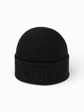 Gucci GG Logo Wool Beanie Hat