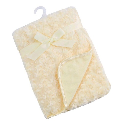 Baby blanket rosebud wrap - rosebud,