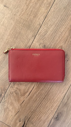Osprey london red leather - london, zip