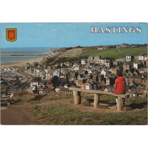 Postcard hastings east - postcard, sussex