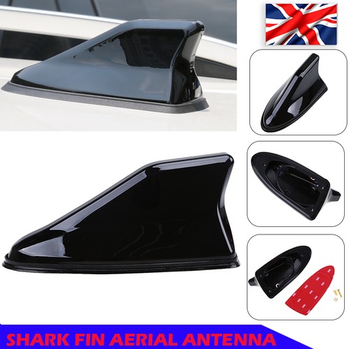 Black universal car shark fin - car,