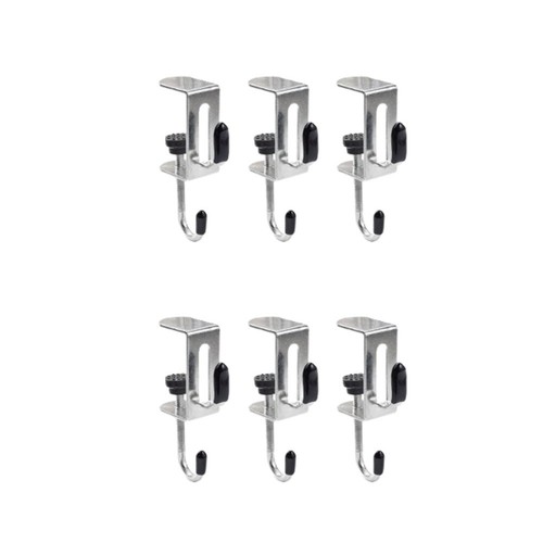 Double hook desk mount - double,