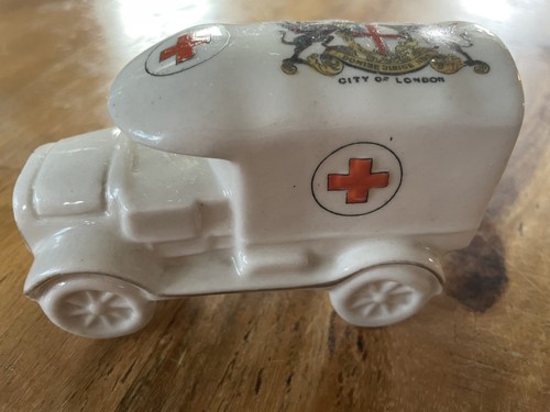 Crested ware ww1 - ww1, ambulance