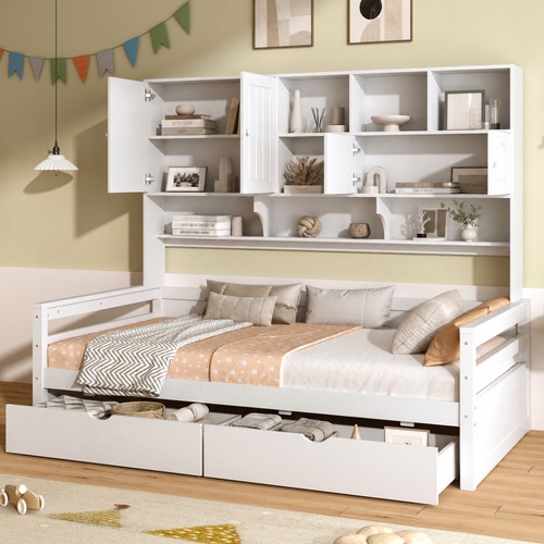 3ft single storage bed with - storage,