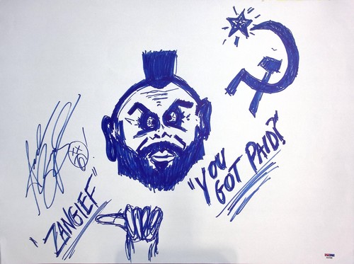 Andrew bryniarski signed 18x24 - bryniarski,