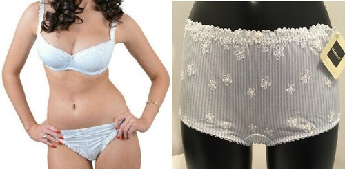 Sky blue candy stripe bra - sky, or