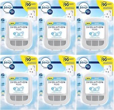 6 x Febreze Ambi Pur 3Volution Air Freshener Mains Plug-In Refill Odour Diffuser