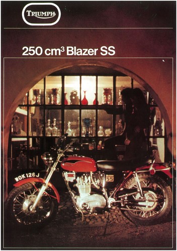 Triumph brochure t25 t25ss - brochure,