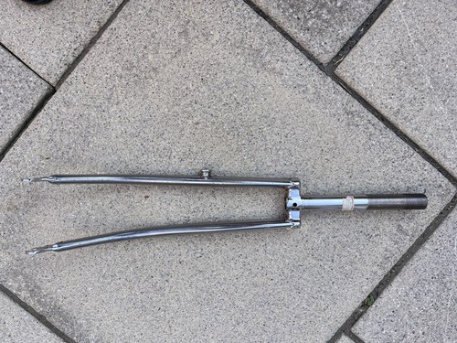 Vintage chrome steel bike - chrome,
