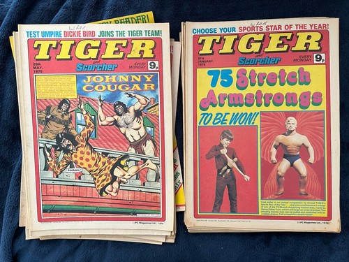 Tiger and scorcher comics - and,
