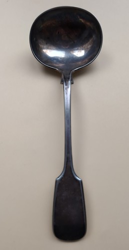 Victorian epns gravy ladle - victorian,