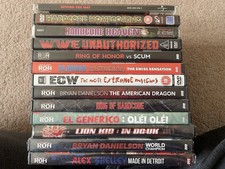 Rare Wrestling 13 DVD Bundle - WWE/ECW/ROH - Great Condition (NJPW/AEW Stars)