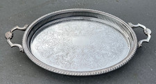 Large Vintage Antique Silver