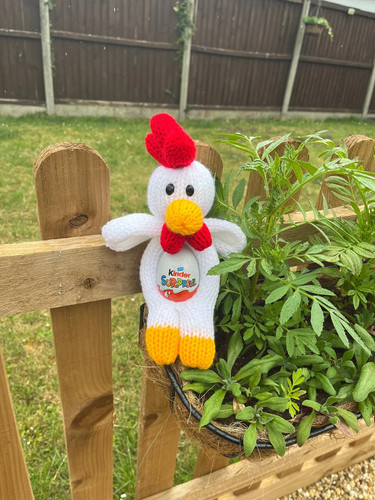 Easter egg rooster pattern - rooster,