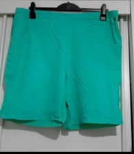 Ladies Tigi turquoise/green Shorts Size 16