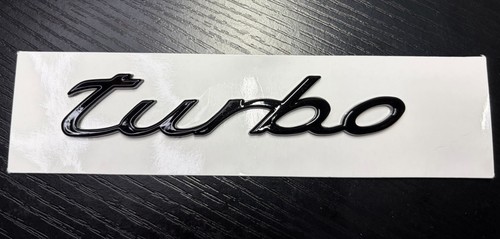Genuine porsche turbo gloss - turbo,