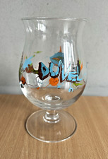 Duvel Yan Sorgi Artwork 2014 Collectable Stemmed Tulip Beer Lager Glass