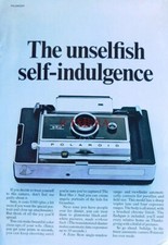 POLAROID '250 Color Pack' Camera ADVERT #6 Vintage 1968 Print Ad 684/108
