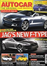 Autocar 30th January 2008, Jaguar F-Type, Land Cruiser, Fiat 500, Tata Nano, RS6