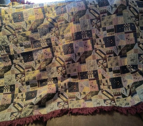 Vintage woven tapestry - a,