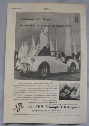 1955 triumph tr3 original - triumph,