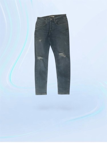 Zara men navy blue jeans - men's,
