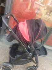 Graco Pushchair Pram  Black And Red Used