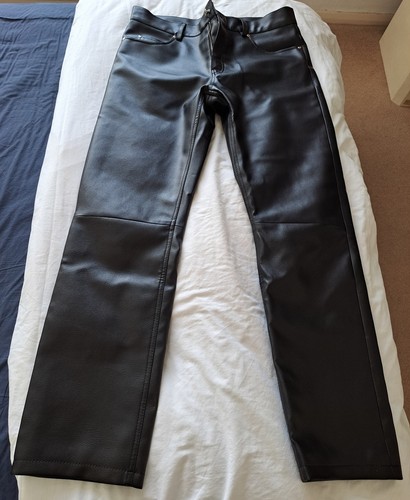 Mens black faux - faux, 501