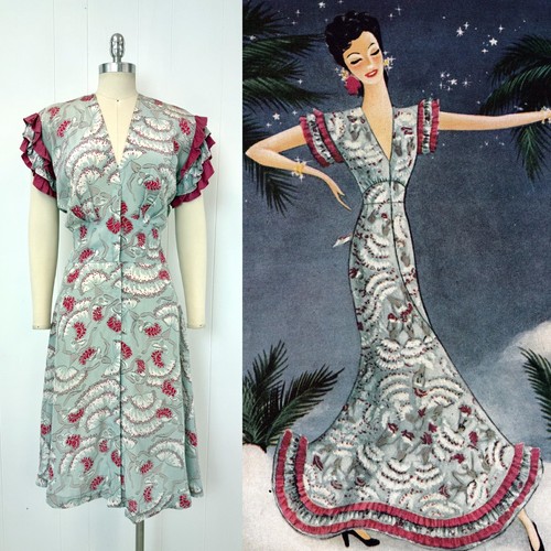 Vtg 1940s textron - 1940s, dancer