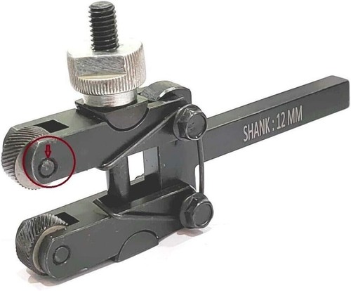 Clamp type knurling - clamp, tool