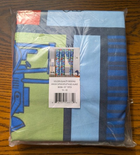 Tractor kids curtain panels - kids,