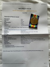 WW1 VICTORY MEDAL PTE HENRY