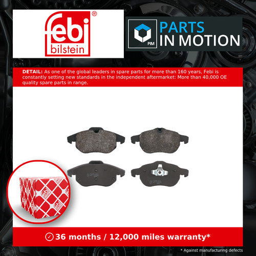 Brake pads set fits vauxhall - brake,