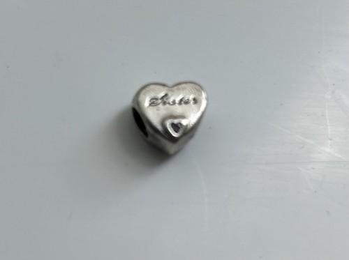 Pandora silver sister heart - sister,