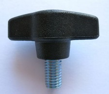 Wing knob male M8 thumbscrew