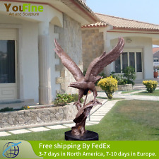 28" Bronze Eagle Statue Spread