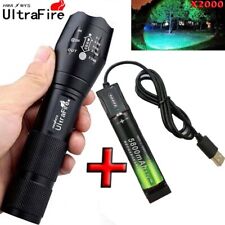 90000LM T6 LED Flashlight Zoom