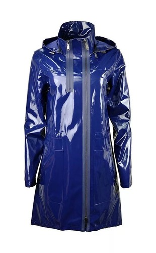 Women pvc shiny - shiny, hooded