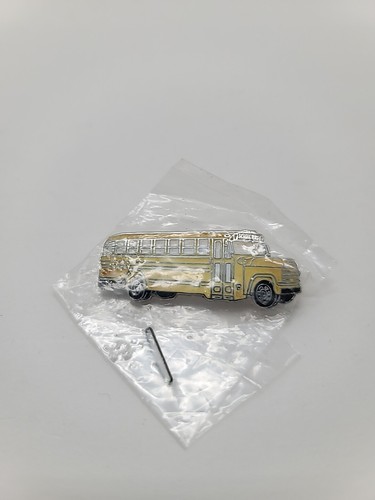 Vintage yellow school bus gold - bus,