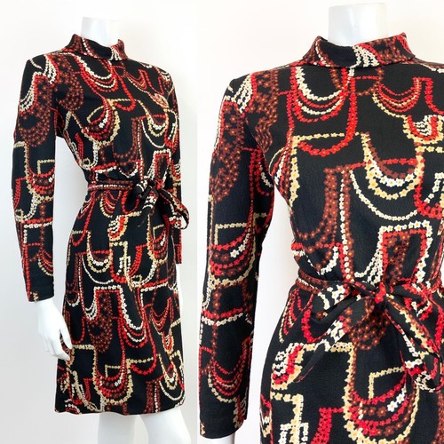 Vintage 60s 70s black - 60s, red