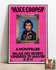 Alice Cooper 1982 Tour Poster